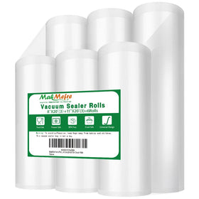 MakMeFre 8x20 rolls bundle for versatile sealing and freezer storage