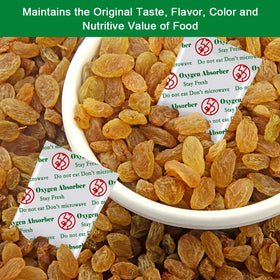 MakMeFre oxygen absorber packets inside a sealed jar help maintain flavor integrity.