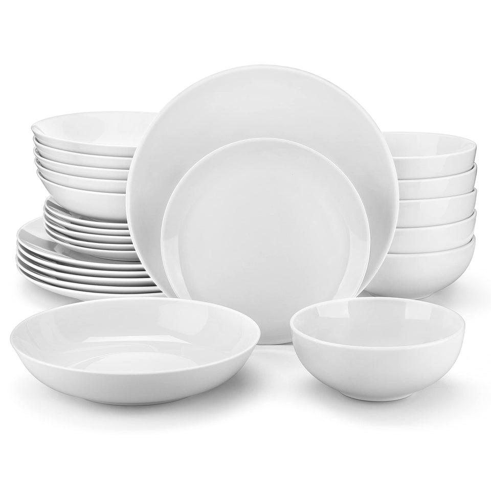 MALACASA Amelia dinner plates for elegant everyday dining