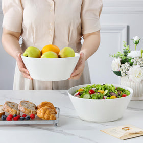MALACASA bowls are dishwasher-safe for easy cleanup