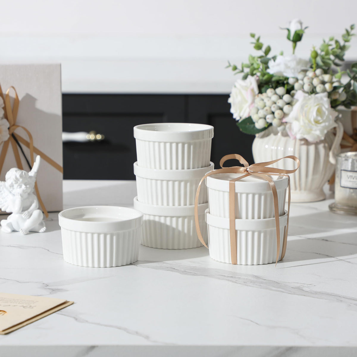 MALACASA dishwasher-safe ramekins: simple cleanup after oven-baked treats