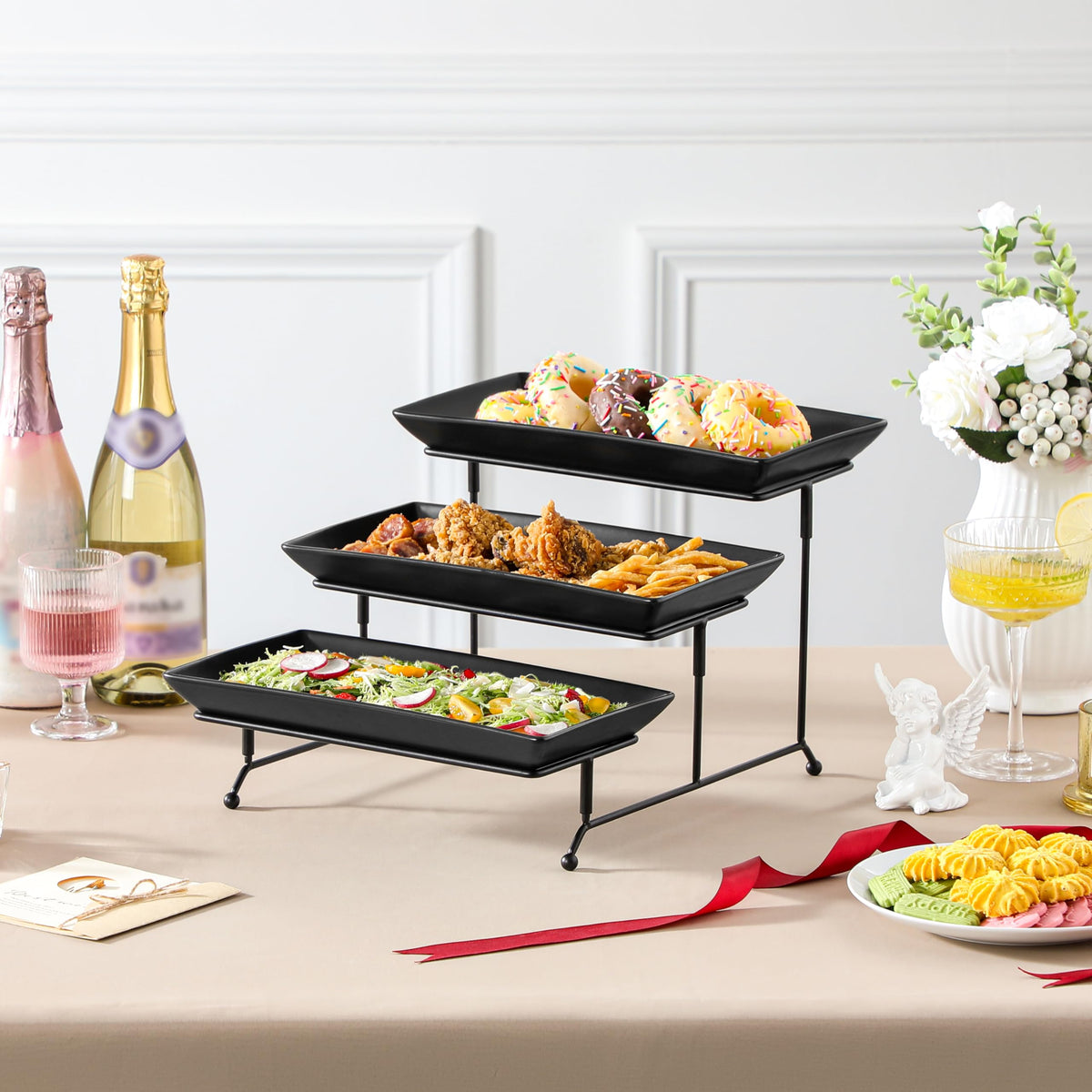 MALACASA easy assembly and storage with no screws required