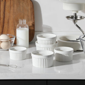 MALACASA porcelain ramekins offer eco-friendly, reusable kitchenware