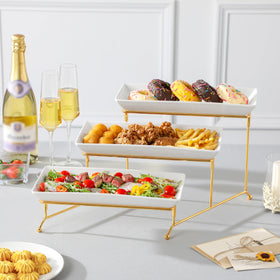 Malacasa tiered stand ideal for weddings or tea parties
