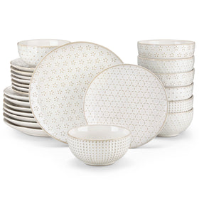 Malacasa embossed dinner plate showing elegant texture for elevated meals
