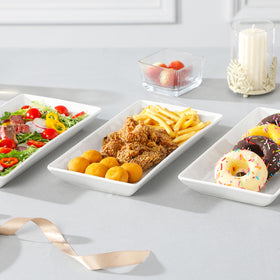 Malacasa white tiered tray set makes a thoughtful housewarming gift