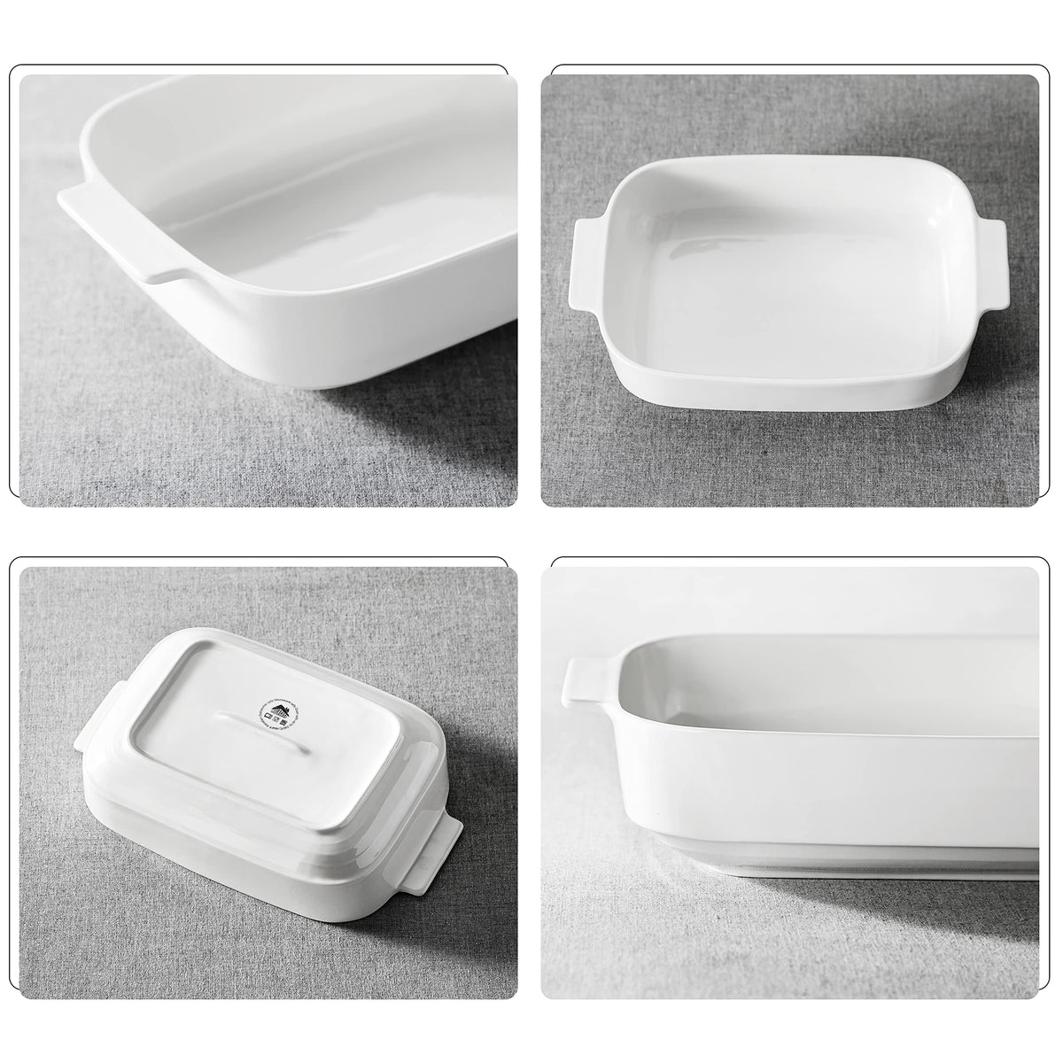 MALACASA Gift-ready bakeware set makes a thoughtful wedding or housewarming gift.