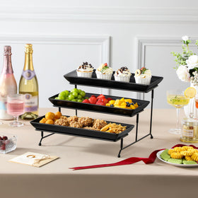Malacasa presenting a stylish gift-ready serving tray set.
