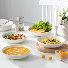 MALACASA lead-free and cadmium-free porcelain for safe dining.