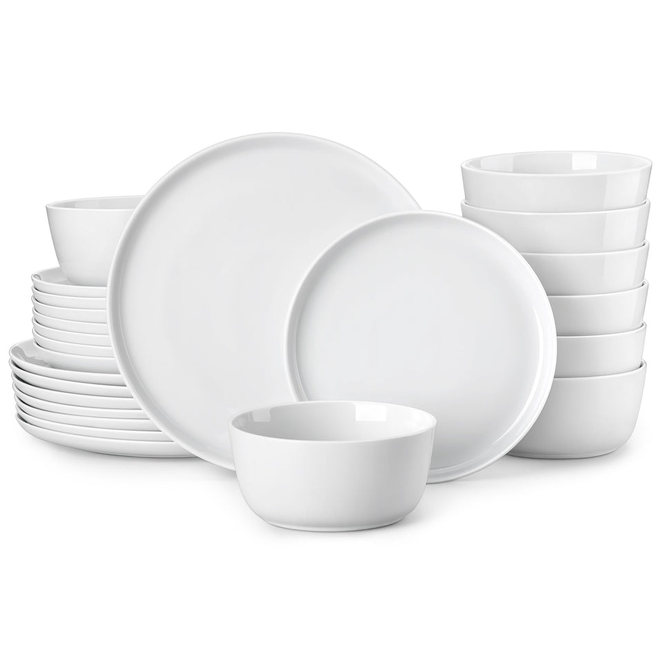 MALACASA LEXI 24-piece dinnerware boxed for gifting and storage.