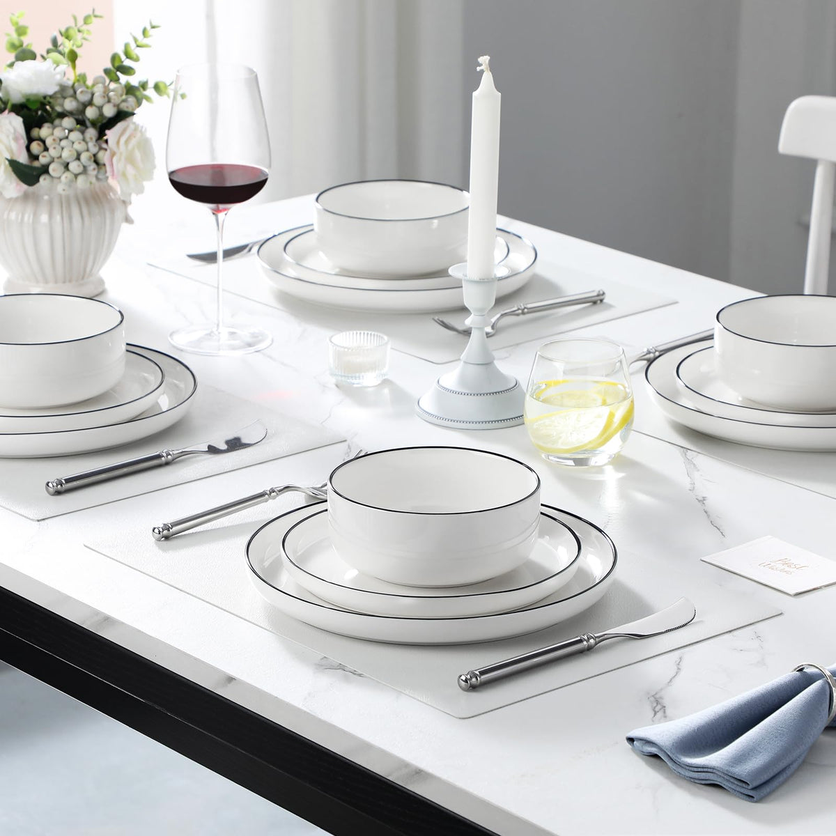 MALACASA LUNA microwave-safe dishware suitable for quick reheats and meals.
