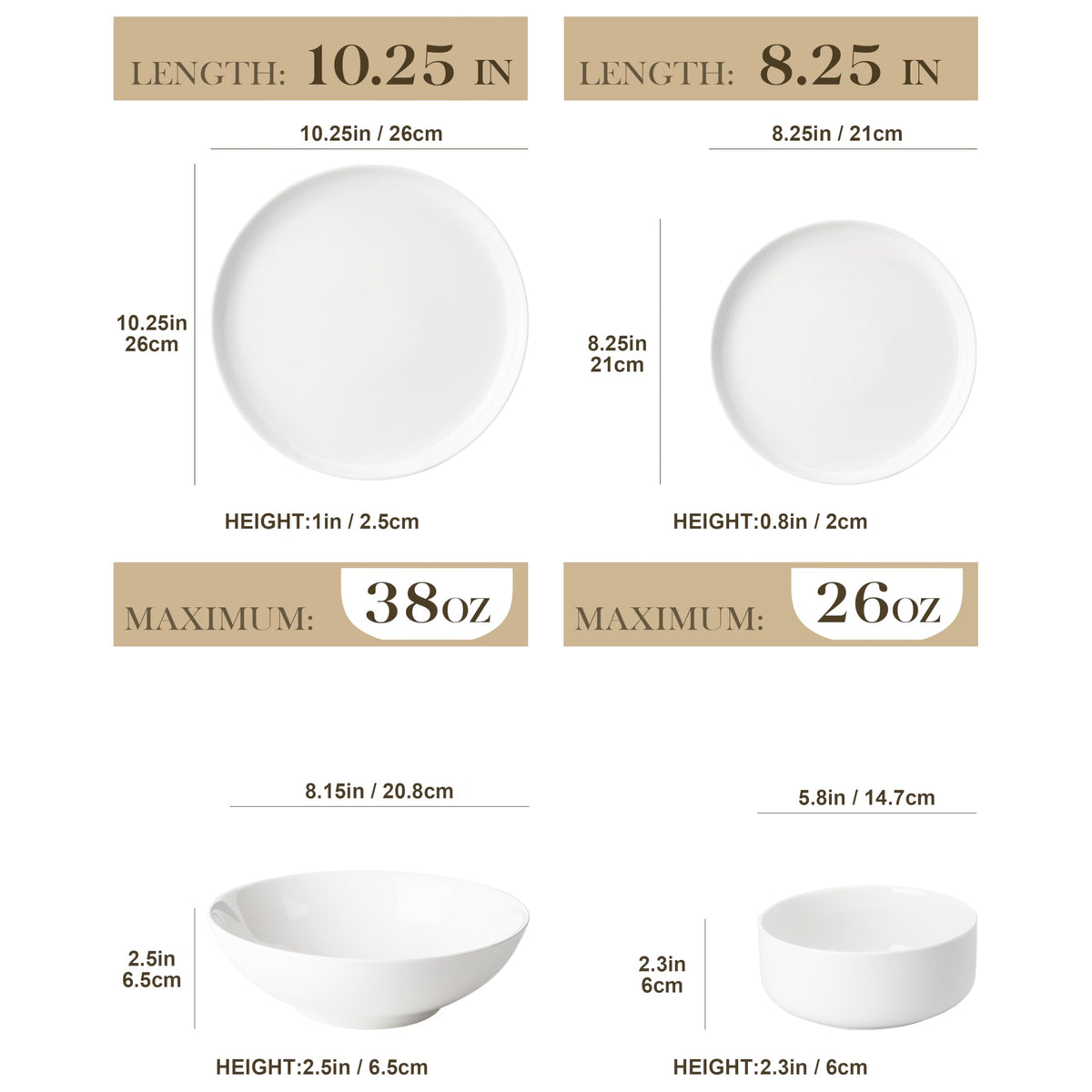 MALACASA LUNA salad plate ideal for bright, well-presented meals