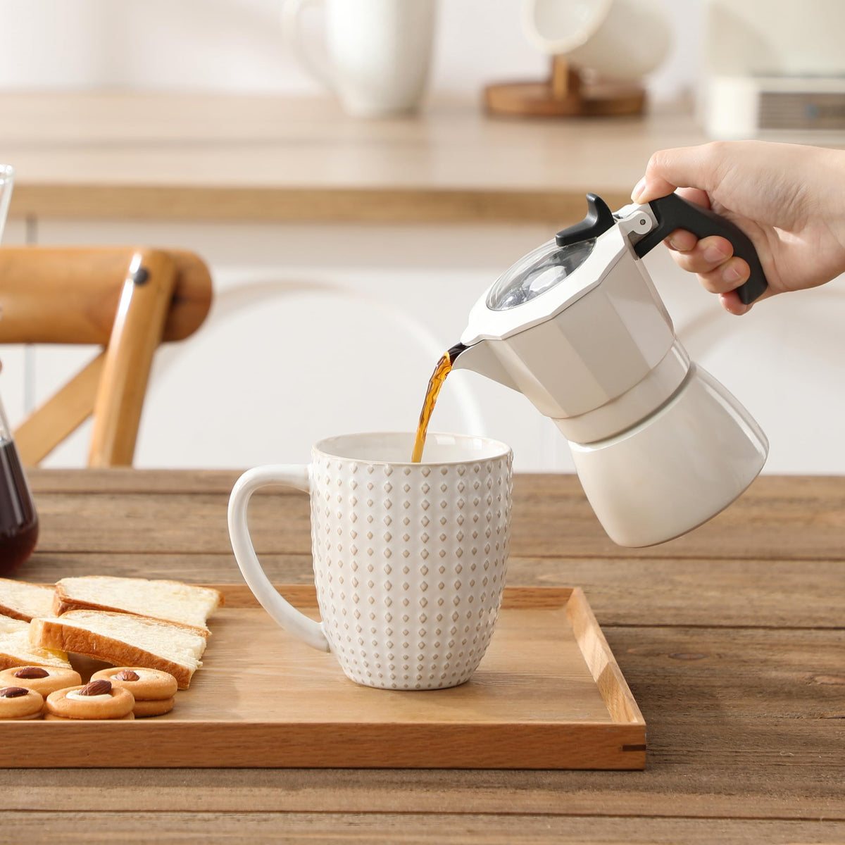 MALACASA Lydia mug care tips to keep glaze pristine after washing.