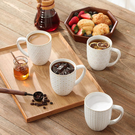 MALACASA Lydia lead-free ceramic mug for safe everyday use.