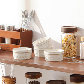 Malacasa Lydia ramekins add refined table appeal to any meal.