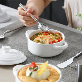 Lead-free MALACASA ceramic offers peace of mind for everyday meals.
