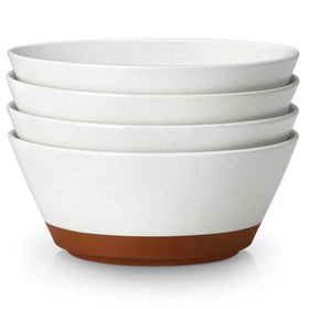 MALACASA salad bowls 4pc with 60oz capacity for large servings