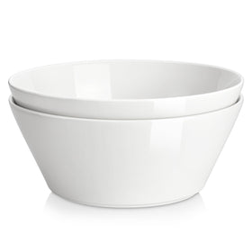 MALACASA serving bowls 105oz set shown for large salads and entrees