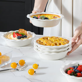 MALACASA single-portion pie pan set is ideal for thoughtful gifting.