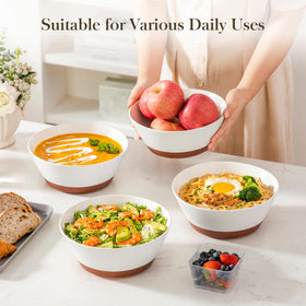 MALACASA soup bowl, microwave-safe for quick reheating