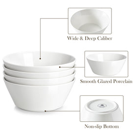 MALACASA spill-resistant wide-base bowl keeps meals steady on the table.
