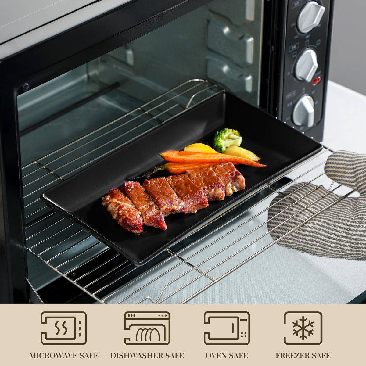 MALACASA sturdy metal rack supports varied displays securely
