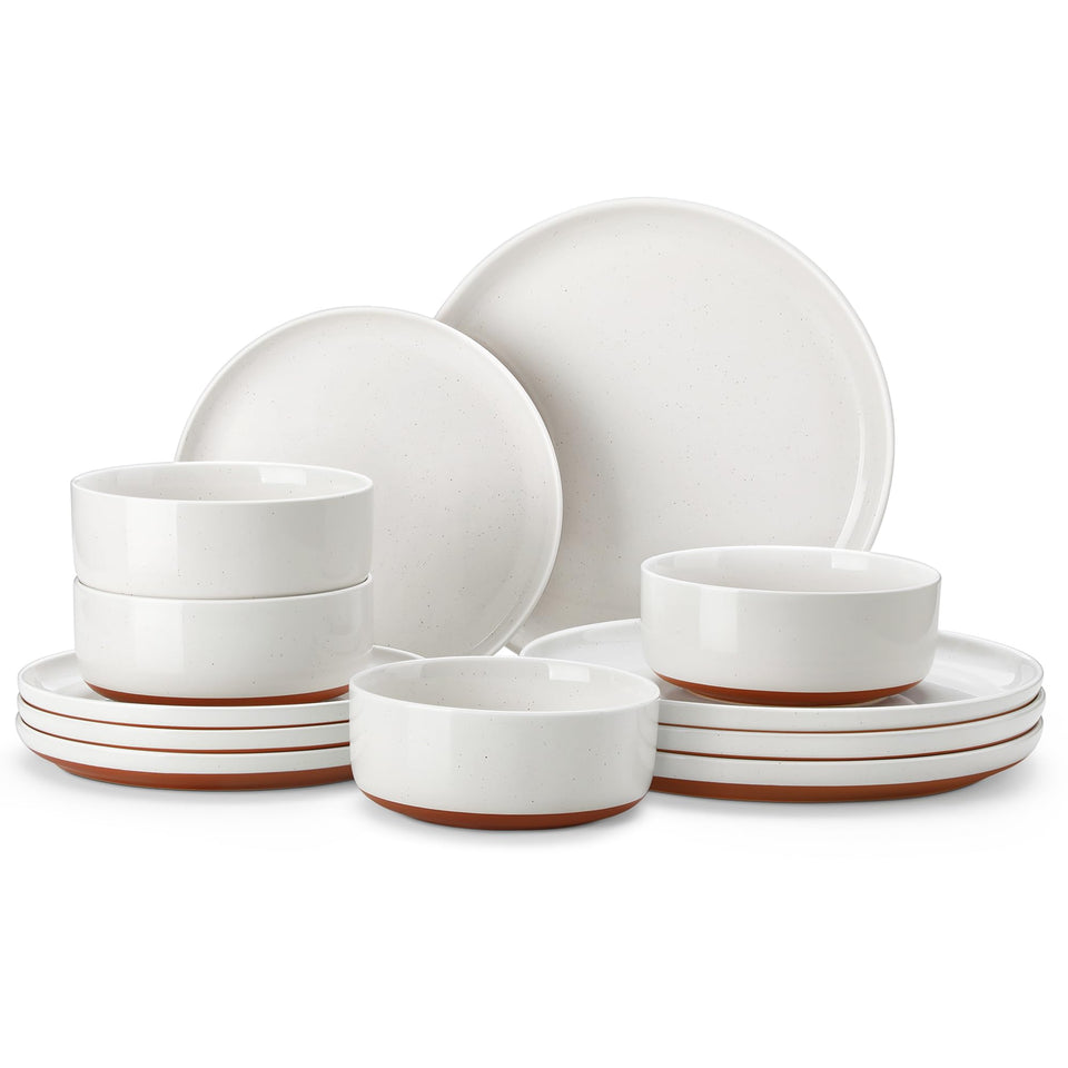 MALACASA Tara 10.25-inch dinner plate for everyday meals