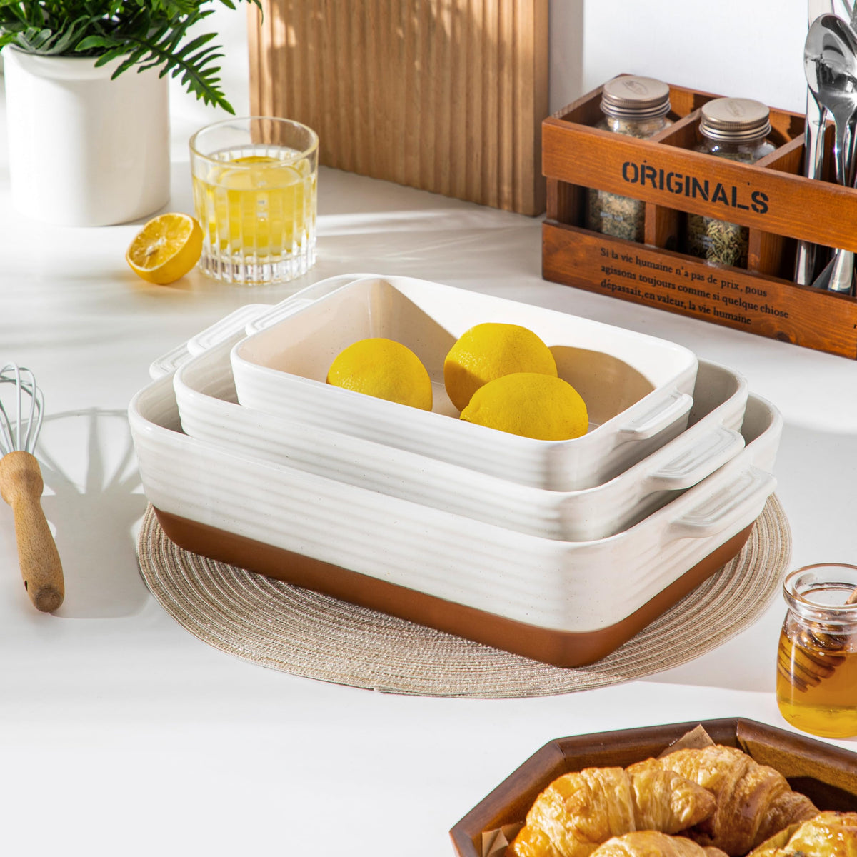 MALACASA TARA dishwasher-safe ceramic simplifies cleanup after gatherings