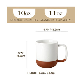MALACASA Tara 16oz mug for larger coffees and latte cravings