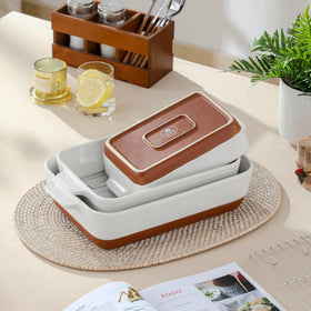 MALACASA Tara stackable bakeware saves cabinet space in busy kitchens
