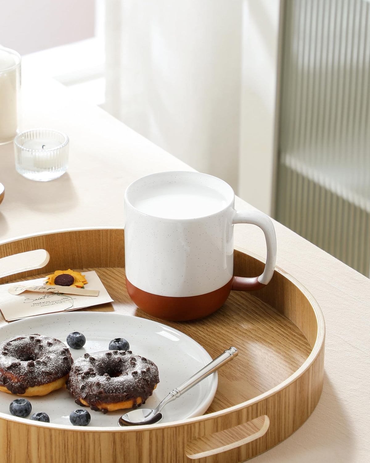 MALACASA Tara 4-piece set backed by a 12-month warranty and support.