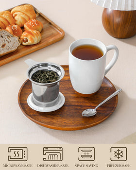 MALACASA mug lid doubles as a coaster for neat counters.