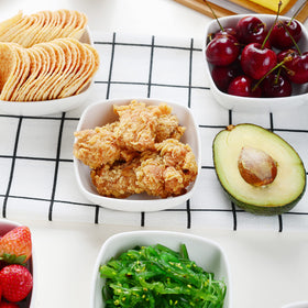 MALACASA triple-grade ceramic ramekins are durable for fridge, oven, and dishwasher use.