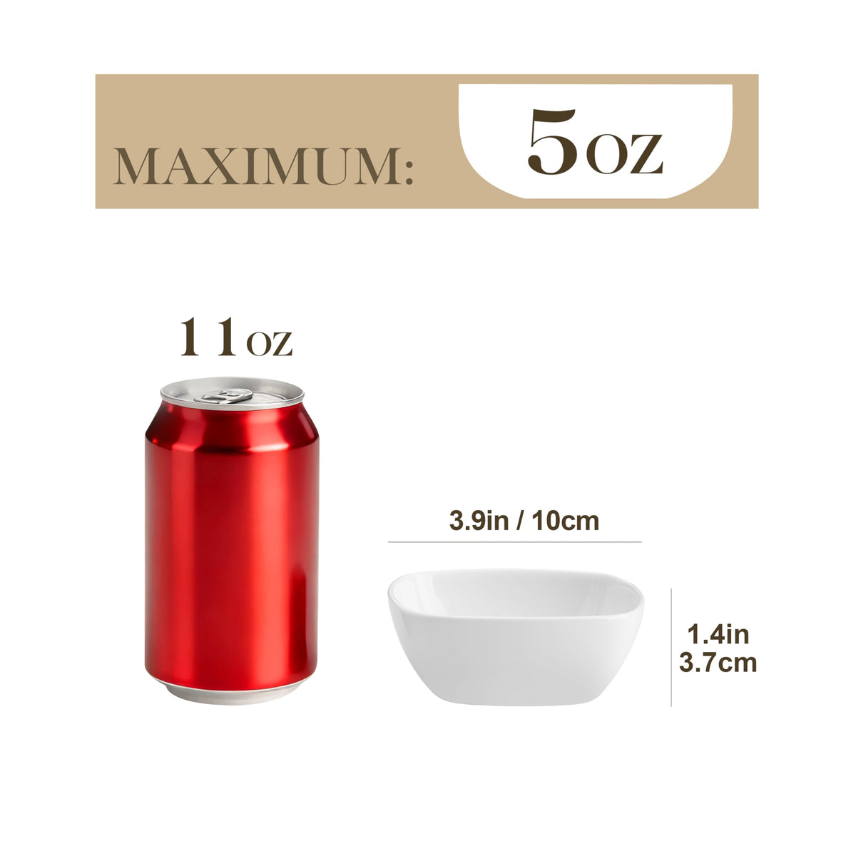 MALACASA white porcelain glaze provides a smooth, easy-to-clean surface.