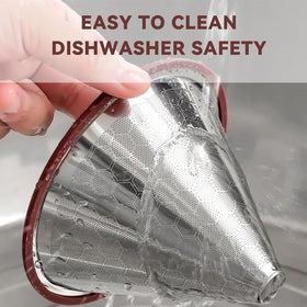Malihoo stainless steel dipper offers reusable design with durable, eco-friendly appeal.