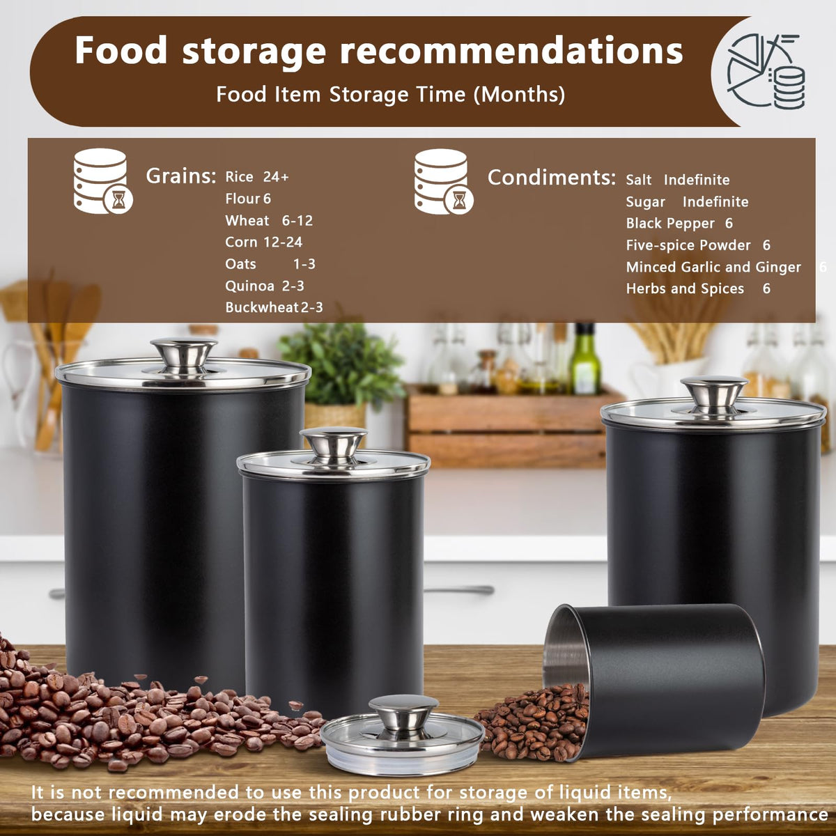 Nested design saves space when Malmo canisters are empty.
