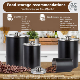 Nested design saves space when Malmo canisters are empty.