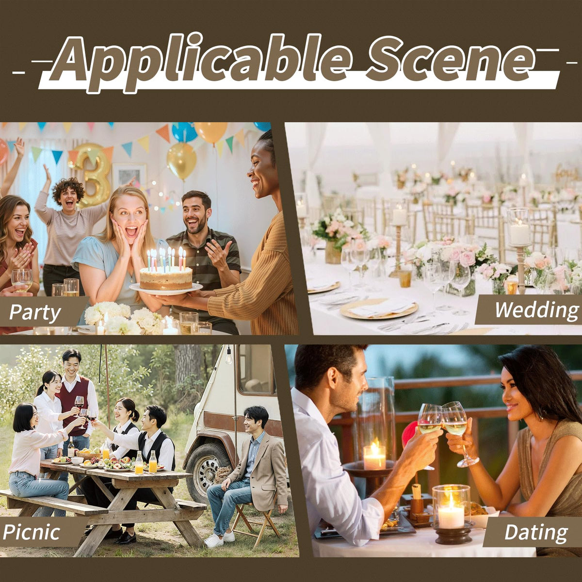 MALOGRILL clips ideal for picnics and outdoor gatherings.