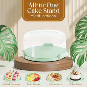 Mamajardin clear dome cover protects decorated treats while on display.