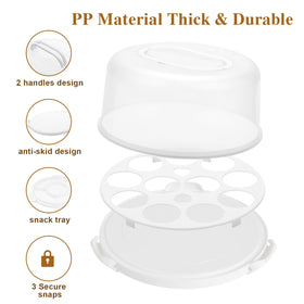 Mamajardin multipurpose snack tray base provides extra serving space when flipped.