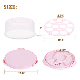 Mamajardin portable cake transport ideal for parties and picnics.