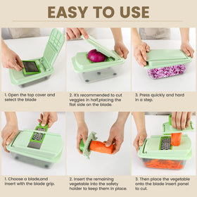 MAMICOOKER spiralizer blade creates vegetable spirals for healthy meals
