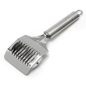 Mangocore pasta cutting wheel with nine slices for uniform noodles