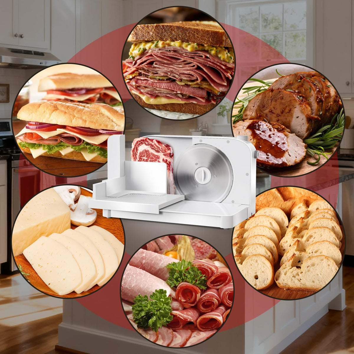 Mangoct Meat Slicer makes a thoughtful kitchen gift for home chefs.