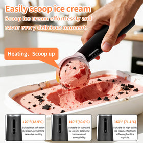 Rechargeable Mangoin scoop offering up to 90 minutes of use.