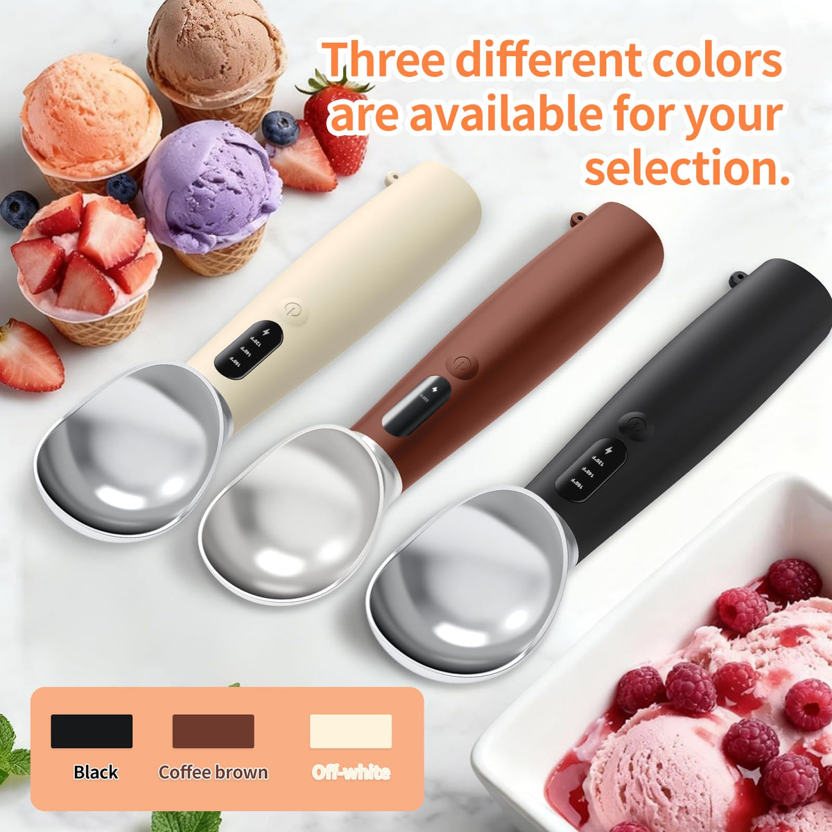 Mangoin heat level 160°F enables hardest gelato texture.