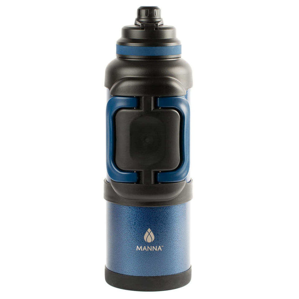 Manna Titan 4L Sapphire exterior front view showing durable stainless steel