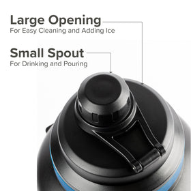 Manna Titan 4L Sapphire no-sweat design prevents condensation on hands