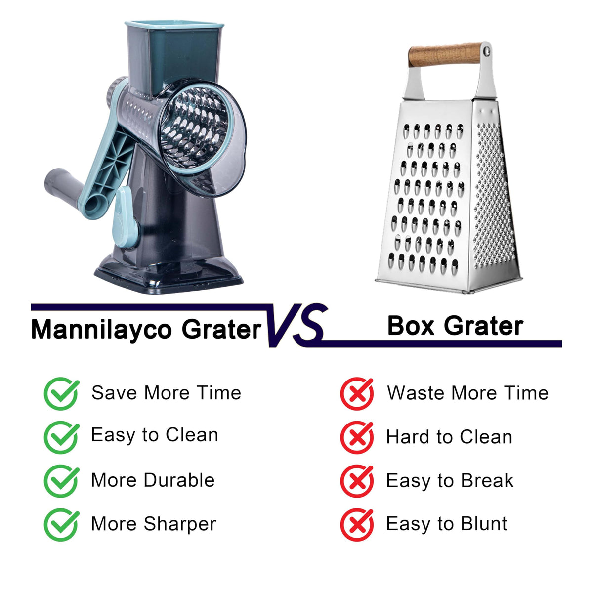Mannilayco hand crank in action grates cheese quickly.