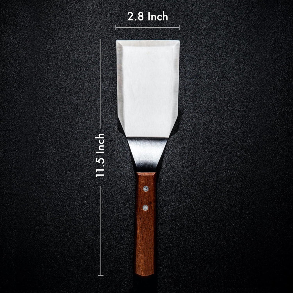 MANNKITCHEN spatula with beveled edge enables easy food release